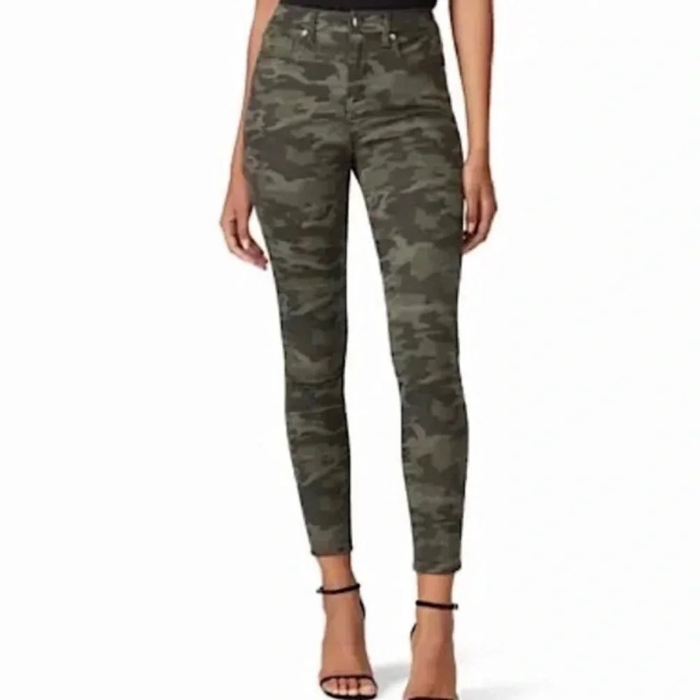 GOOD AMERICAN camo good waist stretchy skinny jeans NEW size 4